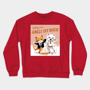 jungle cat dance Crewneck Sweatshirt